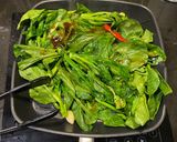 A picture of step 3 of Stir fry veg.