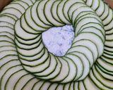 Une image de l'étape 4 de Tian de Courgettes ricotta/menthe/parmesan.