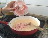 Foto del paso 3 de la receta: Lasaña de panqueques y salmón ahumado 💌