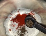 A picture of step 1 of Cup Corn pizza.