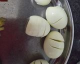 A picture of step 5 of Afghani egg curry.