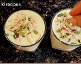 A picture of step 7 of Badam shake.