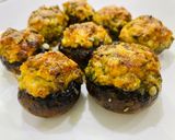 Hình bước làm 7 của món Finger Food 11 👌: Nấm nhồi Tôm Mayonnaise