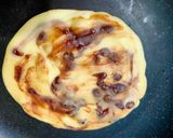 A picture of step 4 of Marble pancake.
