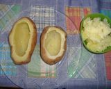 Tojással töltött burgonya recept fázis 2 fotója