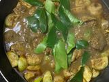 แกงเผ็ดไก่กับมะเขือ