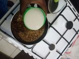 Lentils in coconut sauce