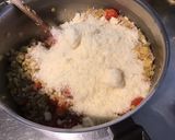 Une image de l'étape 5 de Crâne de céréales au tomates, parmesan et lonzo.