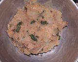 A picture of step 1 of Bread pakora ball .