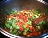 Foto del paso 3 de la receta Habas y guisantes con verduras y arroz - veggie
