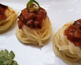 A picture of step 9 of Easy chicken chow mein noodles.