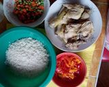 Foto del paso 1 de la receta: Arroz con pollo y plátano frito