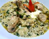 A picture of step 4 of Methi Chicken Malai.