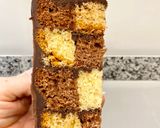 Foto del paso 26 de la receta: Tarta “ajedrez” con almíbar de chocolate y ganaché