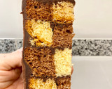 Foto del paso 26 de la receta: Tarta “ajedrez” con almíbar de chocolate y ganaché