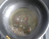 A picture of step 2 of Kathiyawadi kadhi.