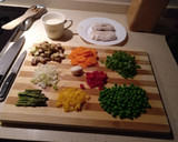Foto del paso 1 de la receta: Arroz con verduras y pescado