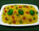 A picture of step 5 of Simple Zarda 💚💛💚.