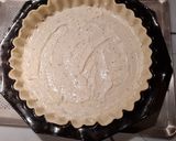 Une image de l'étape 1 de Tarte boursin, courgettes, saumon fumé et chèvre.