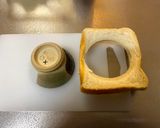 A picture of step 3 of Baseball Sandwich Plate⚾️.