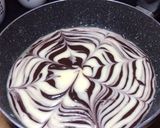 Foto langkah ke 5 dari resep BOLU ZEBRA TANPA OVEN TANPA TELUR TANPA KUKUS TANPA MIXER,ALA DAPUR UMM ALI.