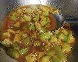 A picture of step 3 of Galka besan ganthiya sabji.