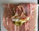 A picture of step 4 of Pesto Parma Parcels of Cod.