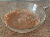 Bizcocho vegano de chocolate en microondas