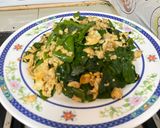 รูปขั้นตอนการทำที่ 4 ของ ใบเหลียงผัดไข่