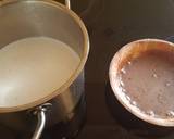Krémes csokoládés tejbegríz recept lépés 2 foto
