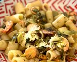Une image de l'étape 5 de Pâtes aux légumes d'automne.