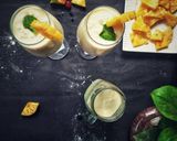 A picture of step 1 of Virgin Pina Colada Mocktail.