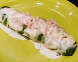 Foto del paso 5 de la receta: Panqueques masa de espinaca rellenos sin tacc
