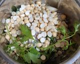 A picture of step 2 of Sorghum flour Amboli.