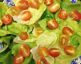 Hình bước làm 1 của món Salad Ba Rọi Hun Khói Dầu Olive Vị Basil