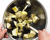 A picture of step 2 of Pasta alla Norma: Eggplant Pasta.