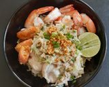 รูปขั้นตอนการทำที่ 6 ของ "บะหมี่แห้งต้มยำ" Dry Tom Yam Egg Noodles 🍜🦐🌶