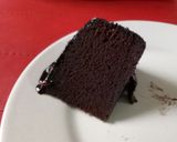 Foto langkah ke 9 dari resep Brownies Kukus Putih Telur with ganache.