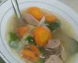 Foto langkah ke 6 dari resep Sayur sop bakso simple.