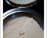 A picture of step 6 of Princess eggless cake.