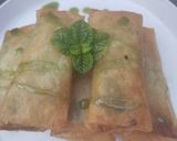 Foto langkah ke 4 dari resep Lumpia Ubi Matcha.