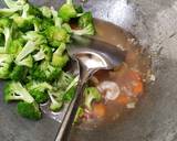 Brokoli masak udang langkah memasak 4 foto