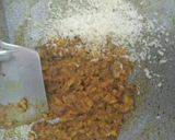 A picture of step 6 of Tandoori stuffed mushroom mattar masala (no garlic,no onion).
