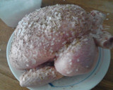 Foto del paso 1 de la receta: Pollo envuelto con verduras al horno