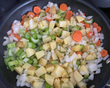 A picture of step 1 of Picadillo.