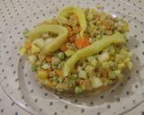 A picture of step 1 of Vegetarian Holiday 'Chicken'.