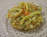 Foto del paso 1 de la receta: Pollo Vegetariano Navideño