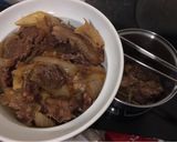 รูปขั้นตอนการทำที่ 4 ของ Gyudon เนื้อตุ๋น (ข้าวหน้าเนื้อ)