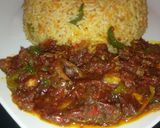 A picture of step 6 of Carrot rice.