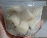 Foto del paso 1 de la receta: Nieve de chocolate y plátano